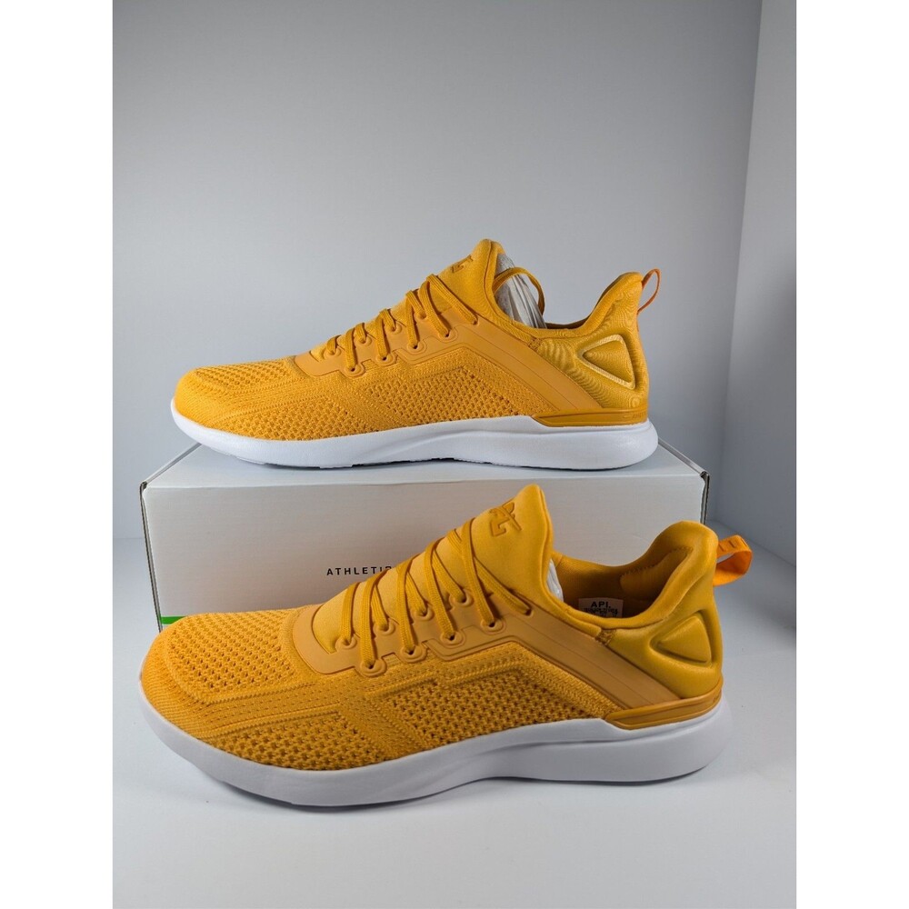 APL TechLoom Tracer Men's Size 12 Mango Yellow Training Shoe - New in Box